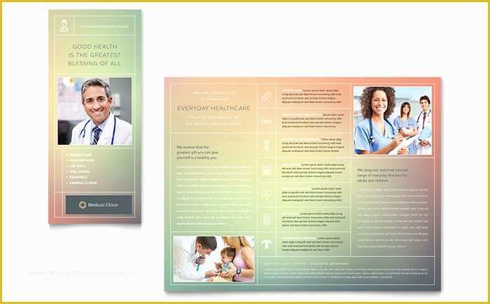 Free Mental Health Brochure Templates Of Medical Clinic Brochure Template Word &amp; Publisher