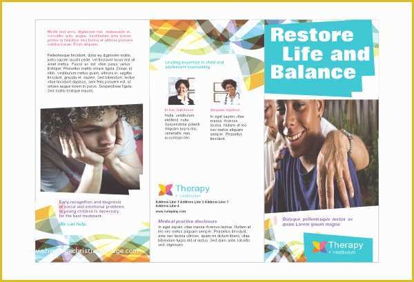 Free Mental Health Brochure Templates Of Template Design Counseling Brochure Template Collection