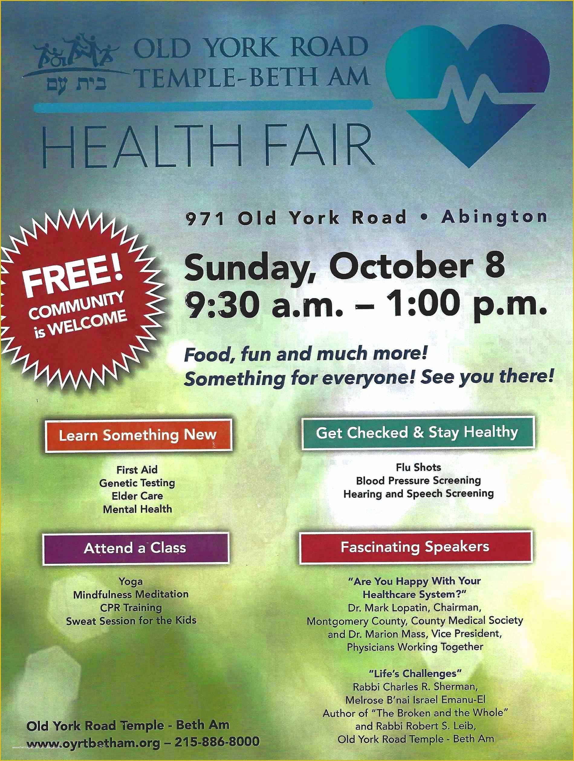 Free Mental Health Flyer Template Of Mental Health Fair Flyer