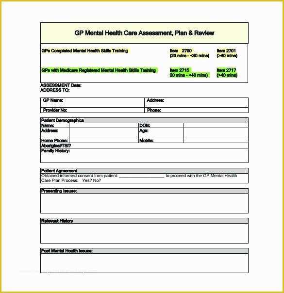 Free Mental Health Treatment Plan Template Of Mental Health Treatment Plan Template Planning Sample