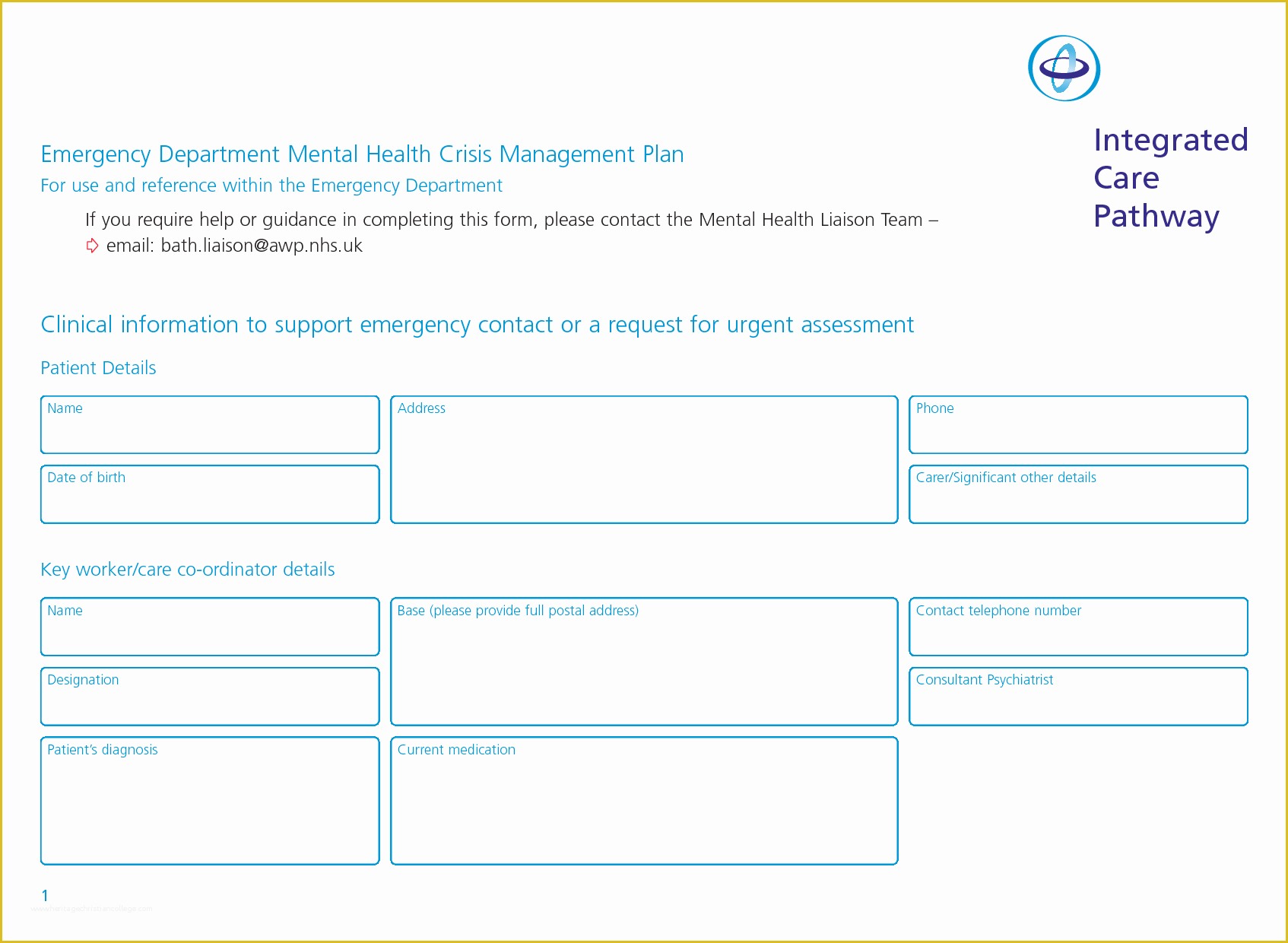 Free Mental Health Treatment Plan Template Of Singular Free Mental Health Treatment Plan Template