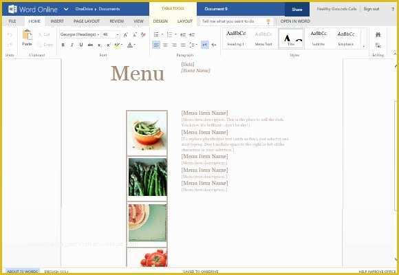 Free Menu Maker Template Of Best Menu Maker Templates for Word