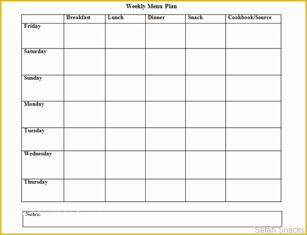 Free Menu Template Google Docs Of Meal Planner Template Google Docs