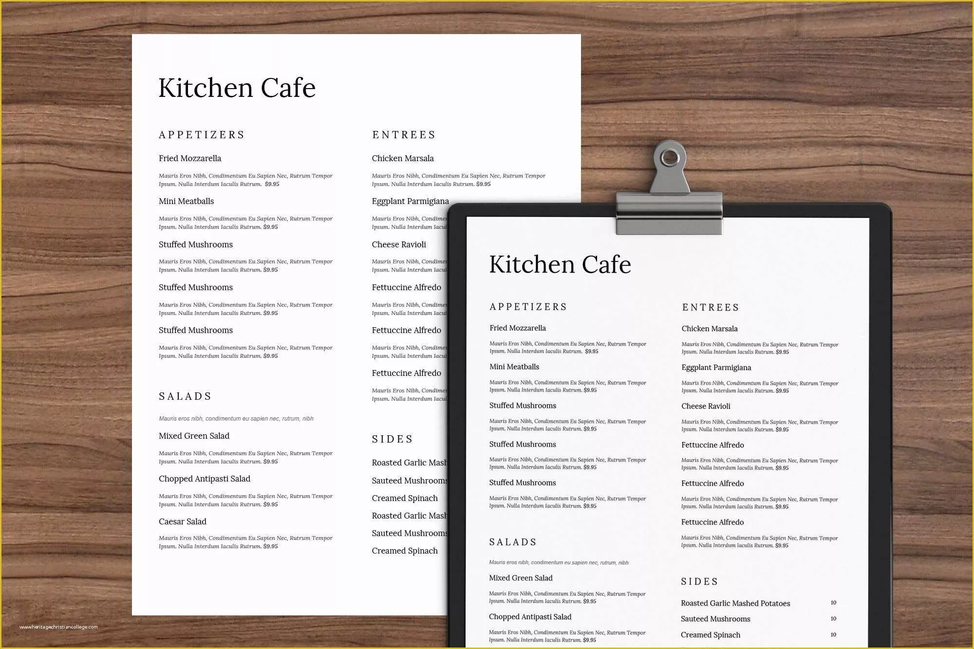 Free Menu Template Google Docs Of Menu Template Google Docs Restaurant Free Dinner Food List