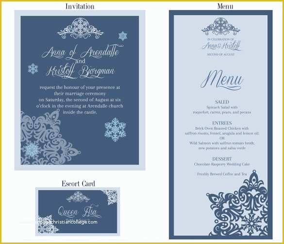 Free Menu Templates Download Of 37 Wedding Menu Template – Free Sample Example format