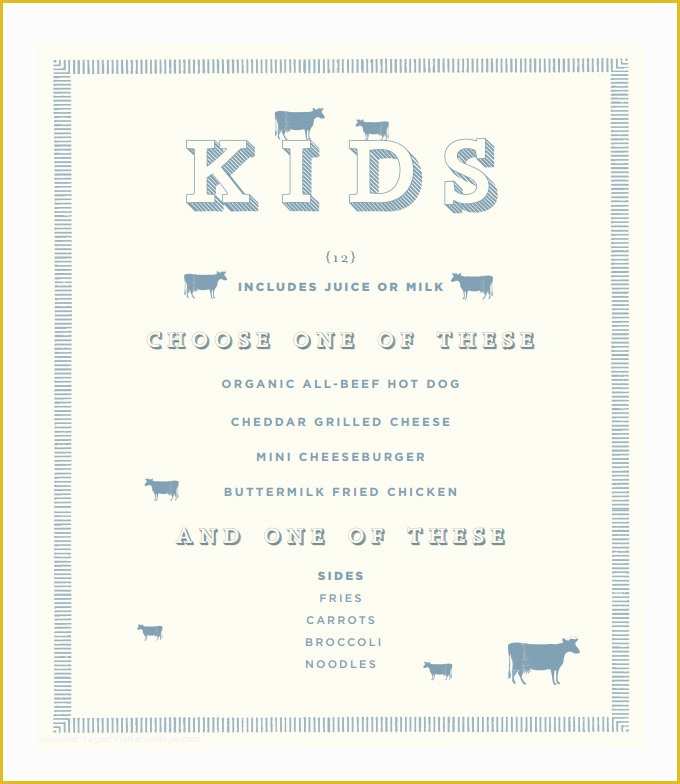 Free Menu Templates Download Of Kids Menu Templates – 26 Free Psd Eps Documents Download