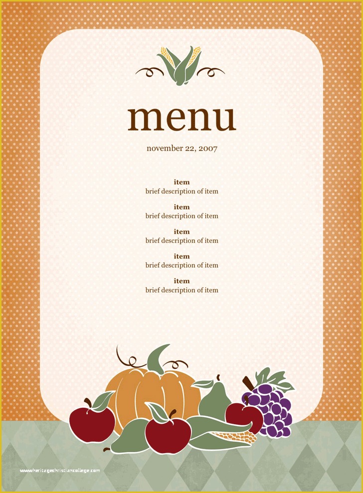 Free Menu Templates Download Of Menu Templates Word