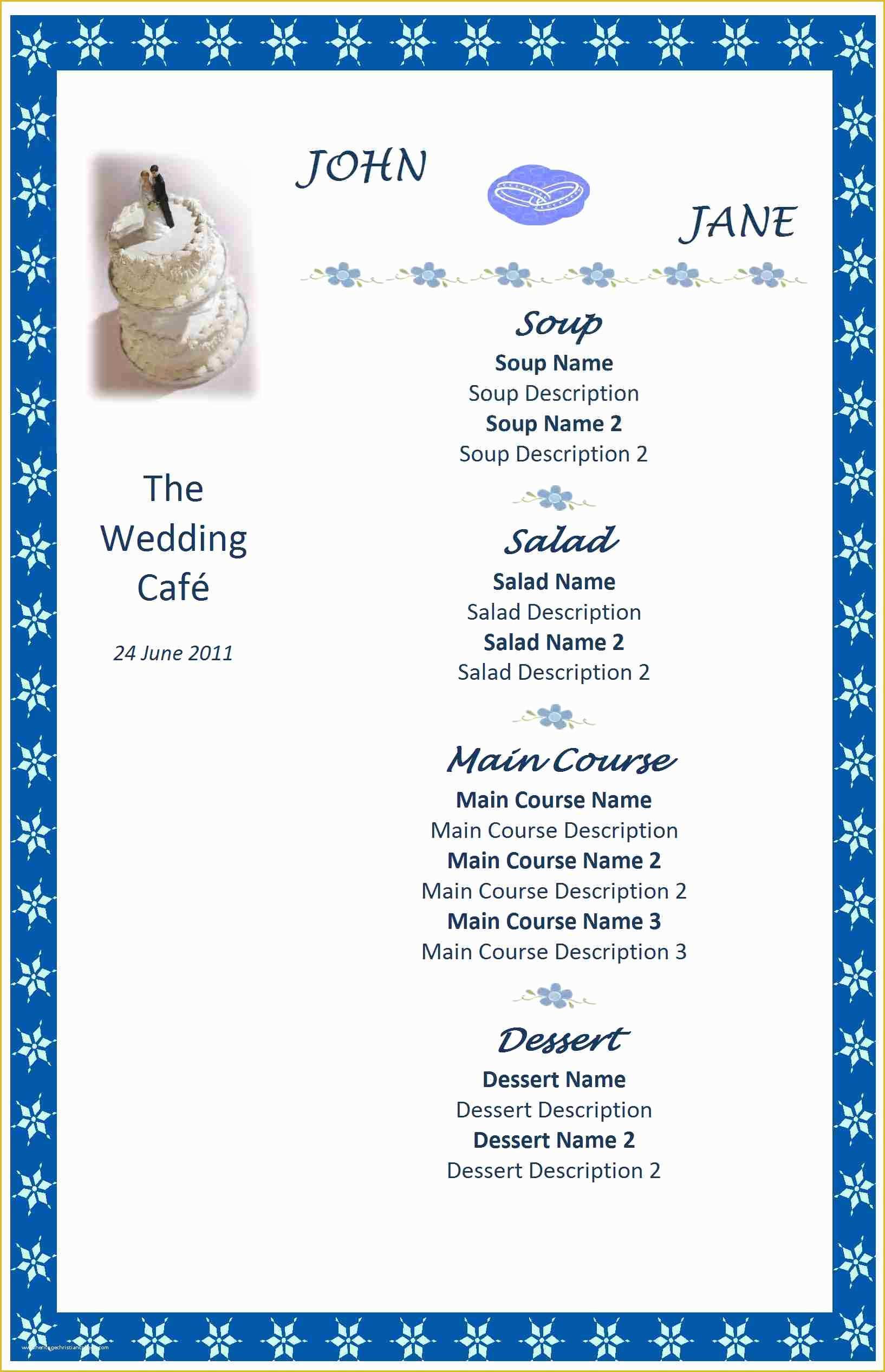 Free Menu Templates Download Of Menu Word Templates Free Word Templates