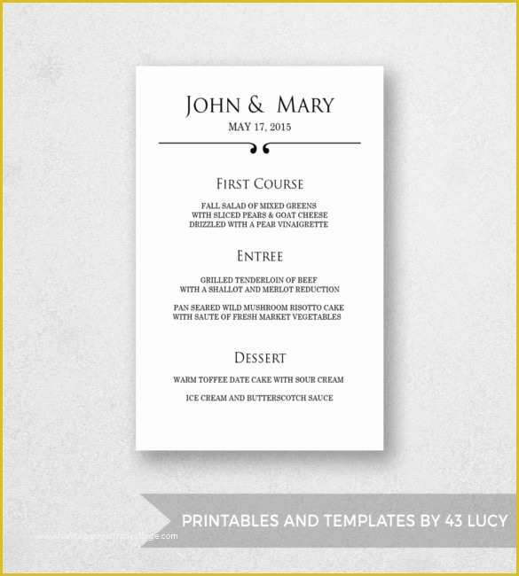 Free Menu Templates for Mac Of Menu Templates – 32 Free Psd Eps Ai Indesign Word