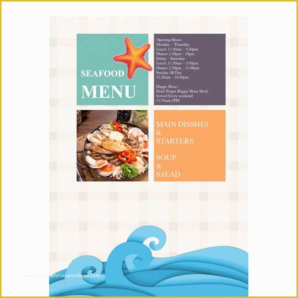 Free Menu Templates for Mac Of Menu Templates &amp; Samples