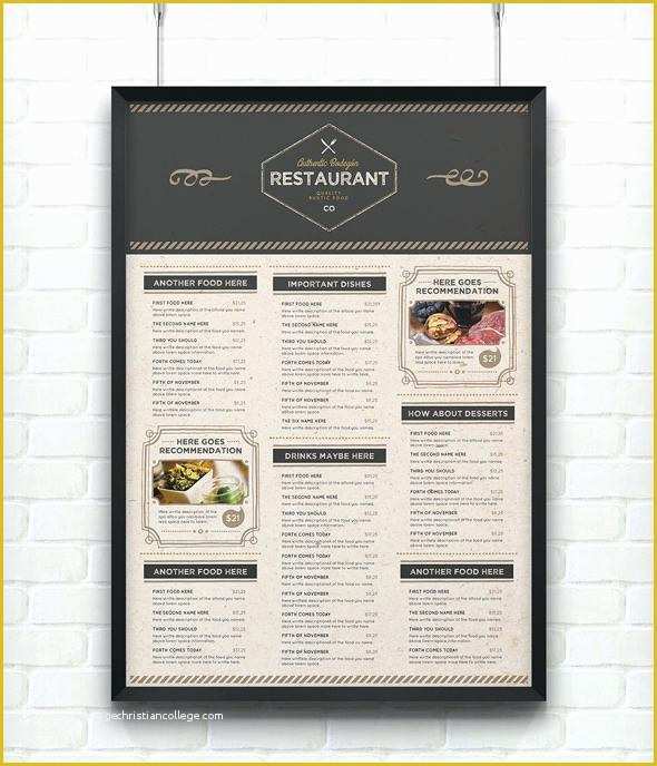 Free Menu Templates for Mac Of Restaurant Menu Templates Free for You Food Template the