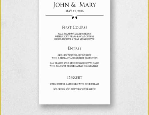Free Menu Templates for Word Of Menu Templates – 32 Free Psd Eps Ai Indesign Word