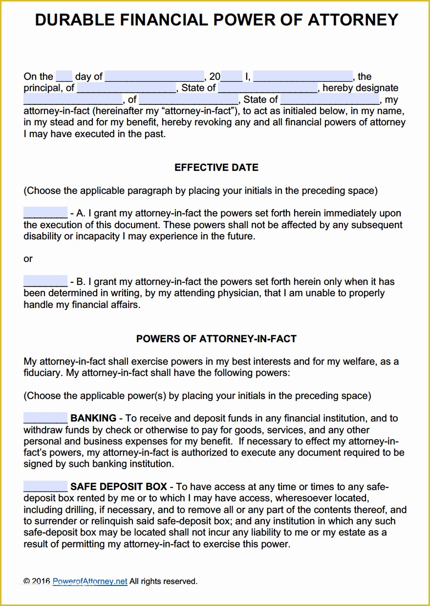 Free Michigan Will Template Of Free Power Of attorney Templates In Fillable Pdf format