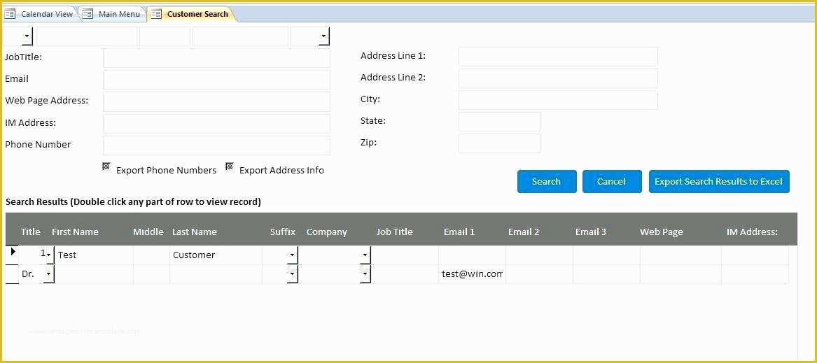 Free Microsoft Access Club Membership Database Template Of Access Client Database Template – Moonwalkgroup