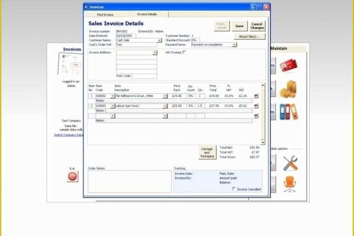 Free Microsoft Access Club Membership Database Template Of Access Invoice software Free Download