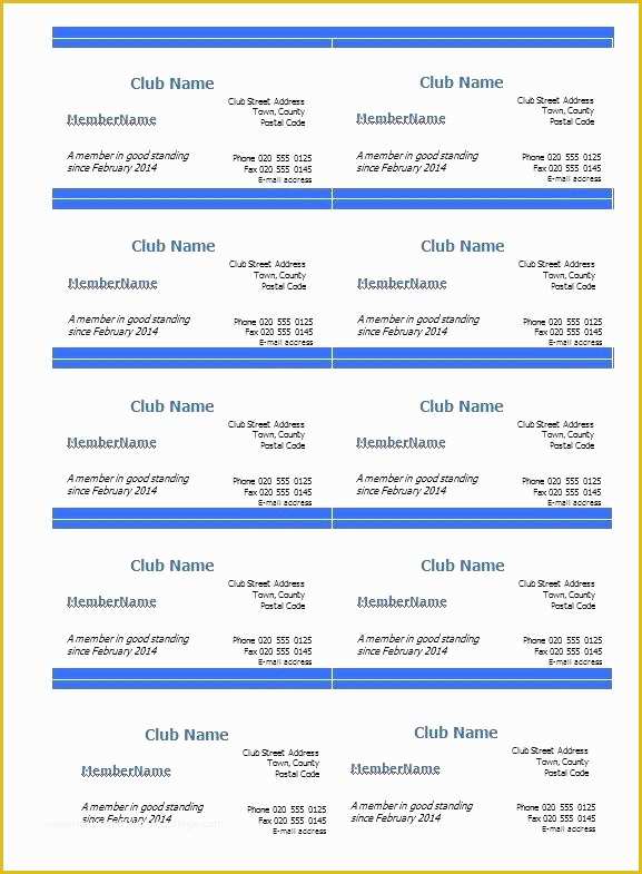 Free Microsoft Access Club Membership Database Template Of Club Membership Template Type A Name for the Template You