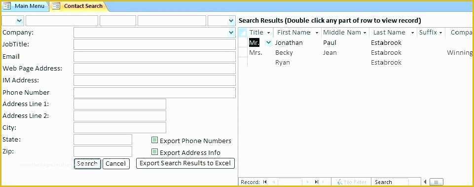 Free Microsoft Access Club Membership Database Template Of Ms Access Customer Database Template