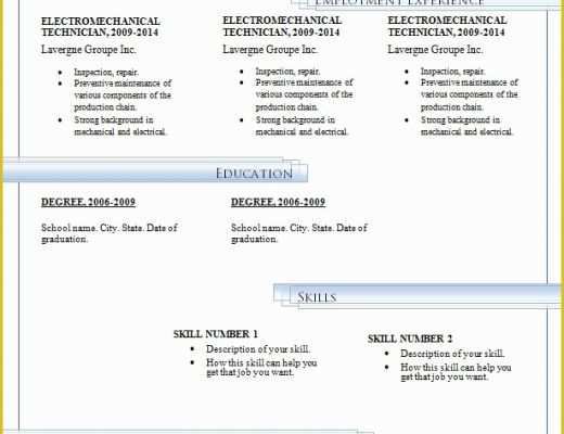 Free Microsoft Resume Templates for Word Of Resume Templates Free Download for Microsoft Word