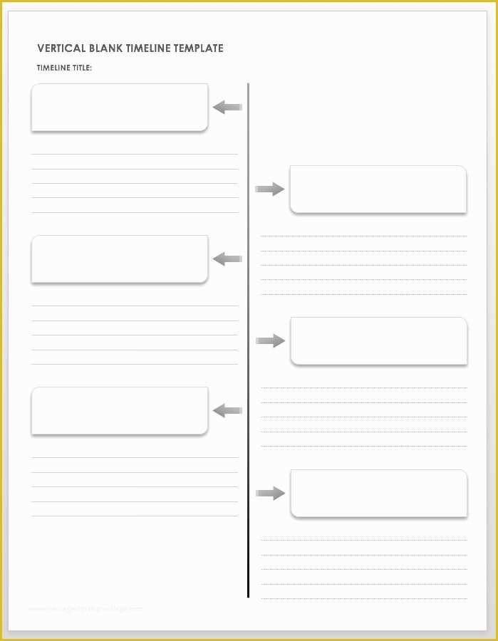 Free Microsoft Timeline Template Of Free Blank Timeline Templates