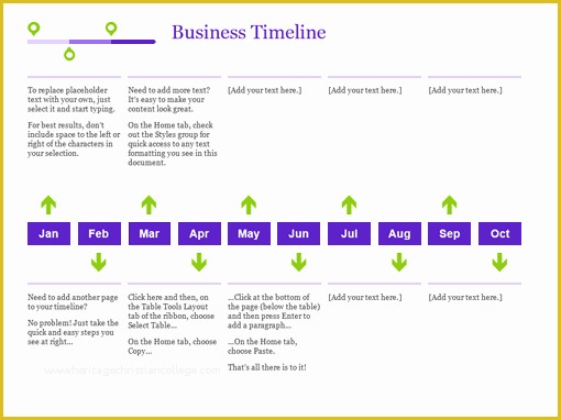 Free Microsoft Timeline Template Of Project Timeline