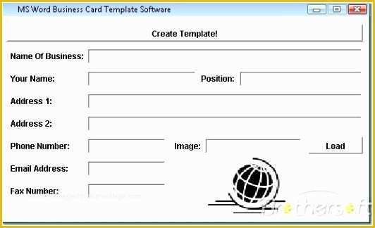 Free Microsoft Word Business Card Template Download Of Ms Word Business Card Template Printable Microsoft Word