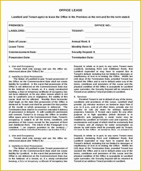 Free Microsoft Word Rental Agreement Templates Of Mercial Rental Agreement – 17 Free Word Pdf Documents