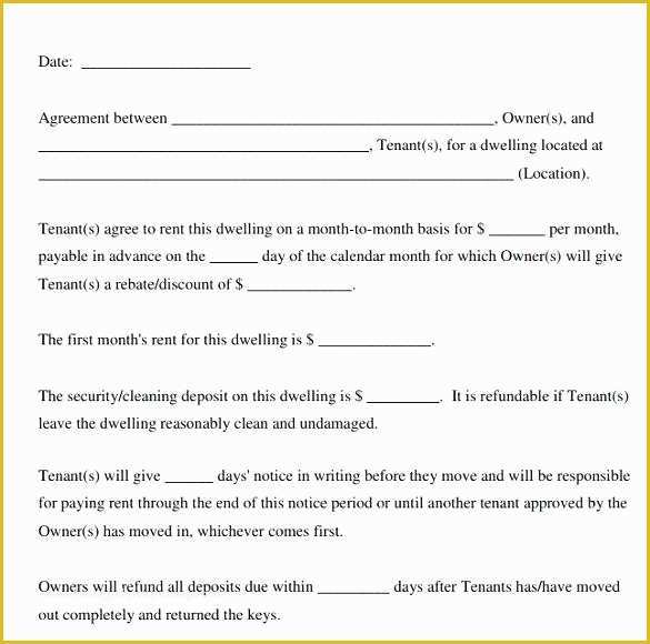 Free Microsoft Word Rental Agreement Templates Of Rental Lease Agreement Word Template – Rightclicktechfo