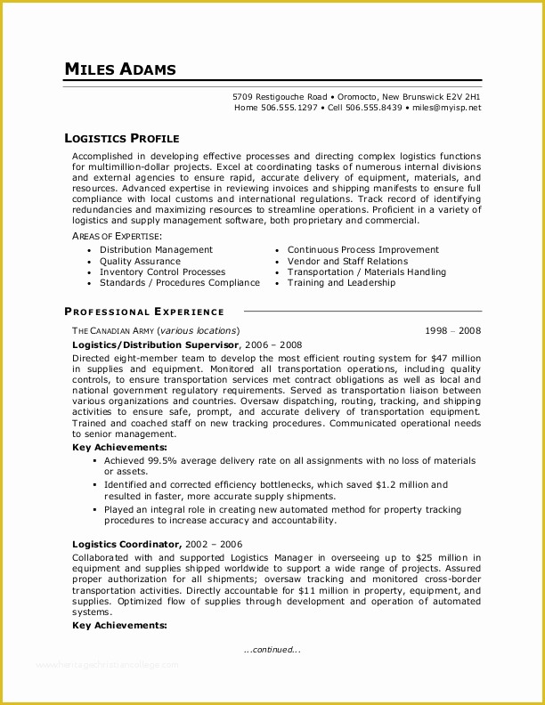 Free Military Resume Templates Of Military to Civilian Resume Examples