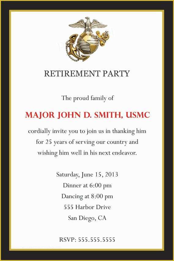 Free Military Retirement Invitation Template Of Army Promotion Ceremony Quotes Quotesgram