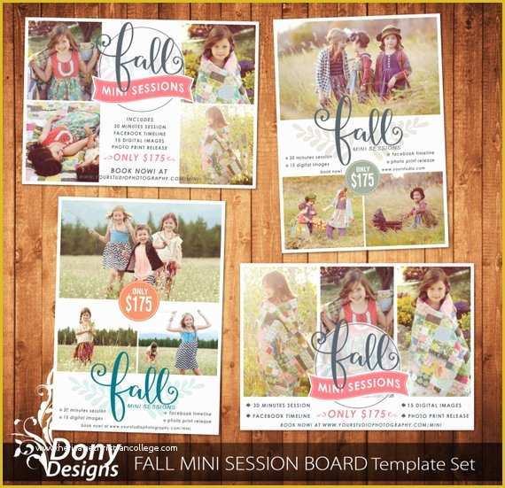 Free Mini Session Templates Of 4 Fall Mini Session Templates Graphy Marketing by