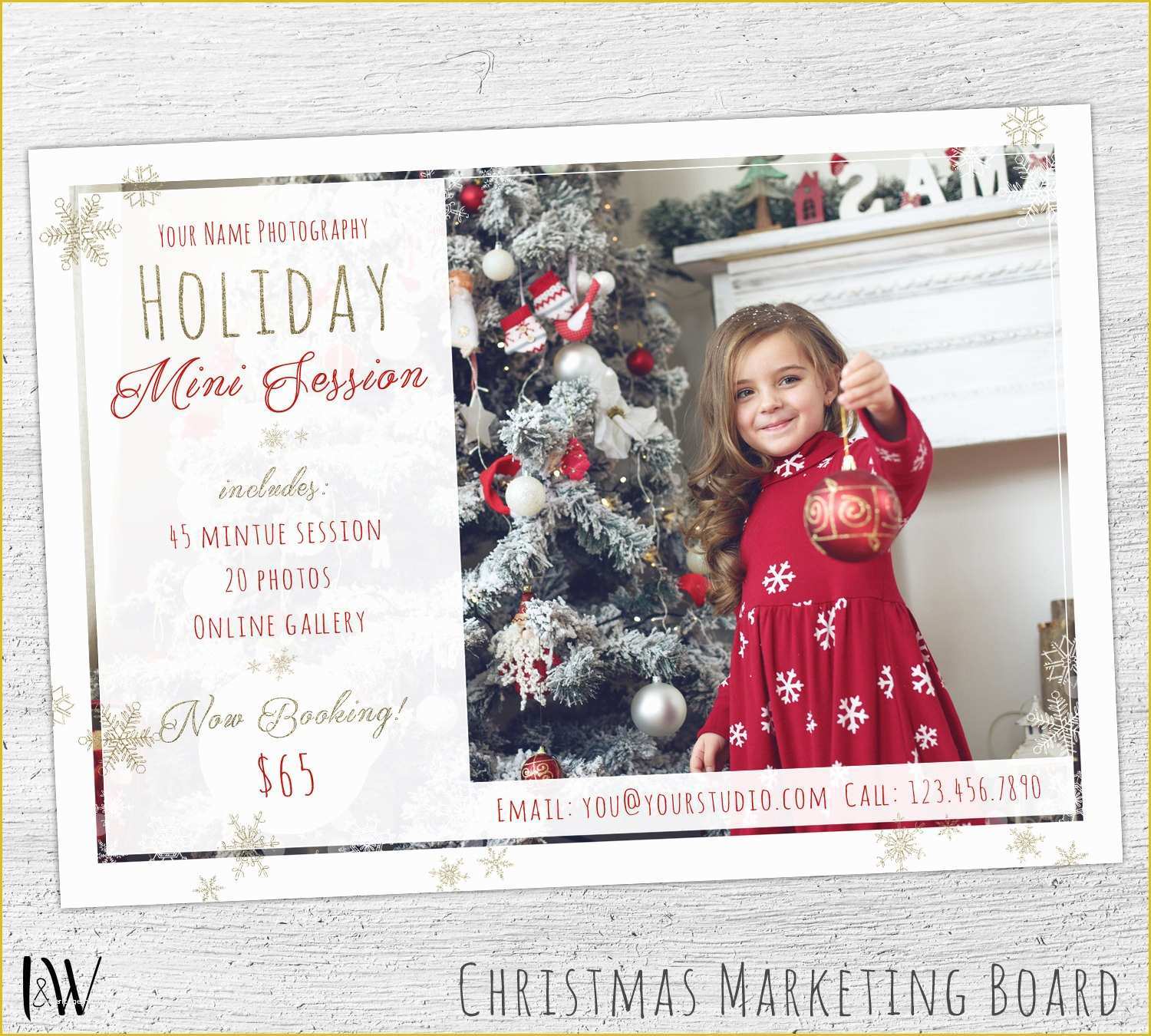 Free Mini Session Templates Of Christmas Mini Template Holiday Mini Session Template