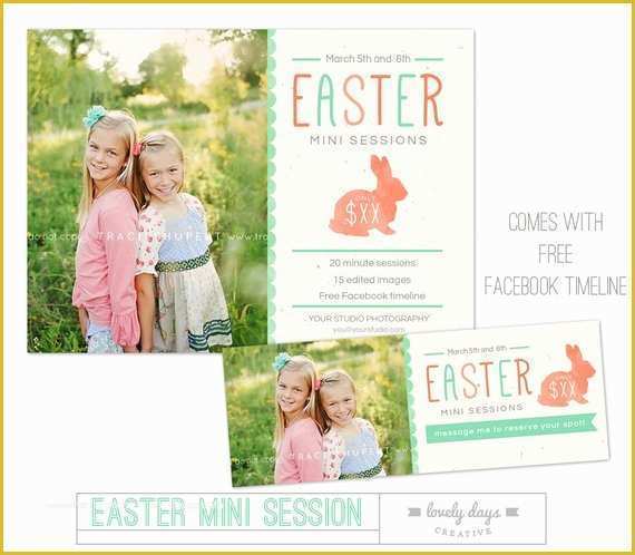 Free Mini Session Templates Of Easter Mini Session Template Free Design Instant