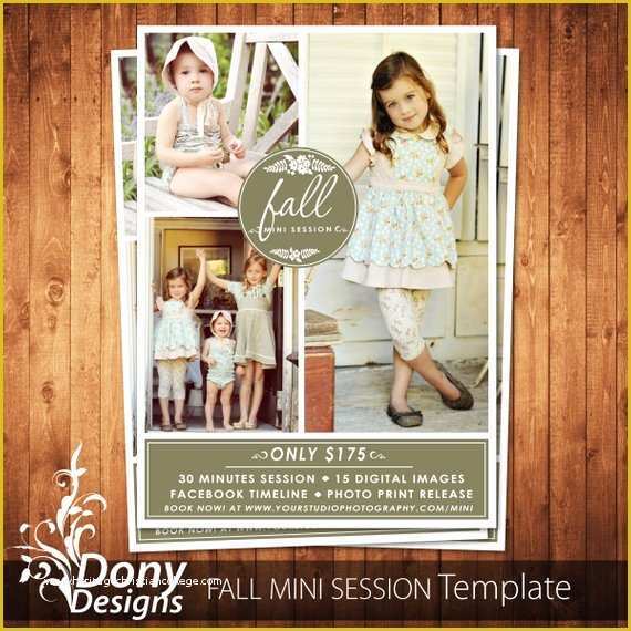 Free Mini Session Templates Of Fall Mini Session Shop Template Outdoor Mini Session