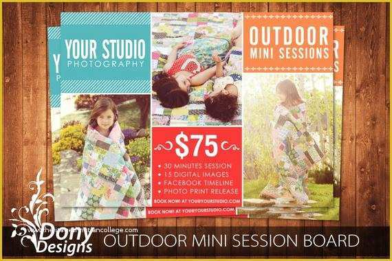 Free Mini Session Templates Of Family Mini Session Template Shop Template by Donydesigns