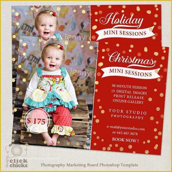 Free Mini Session Templates Of Items Similar to Christmas Mini Session Template Holiday