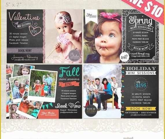 Free Mini Session Templates Of Mini Session Templates for Graphers 4 Chalkboard