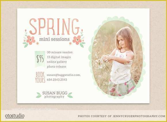 Free Mini Session Templates Of Spring Mini Sessions Flyer Flyer Templates Creative Market