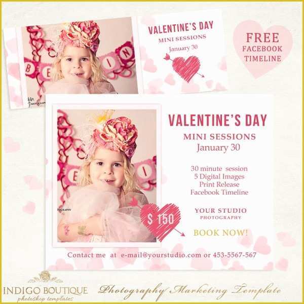 Free Mini Session Templates Of Valentines Day Mini Session Template with Free