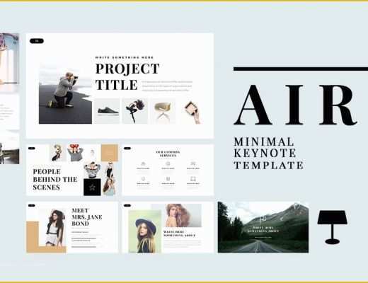 Free Minimal Keynote Template Of Air Minimal Keynote Template Presentations On Slideforest