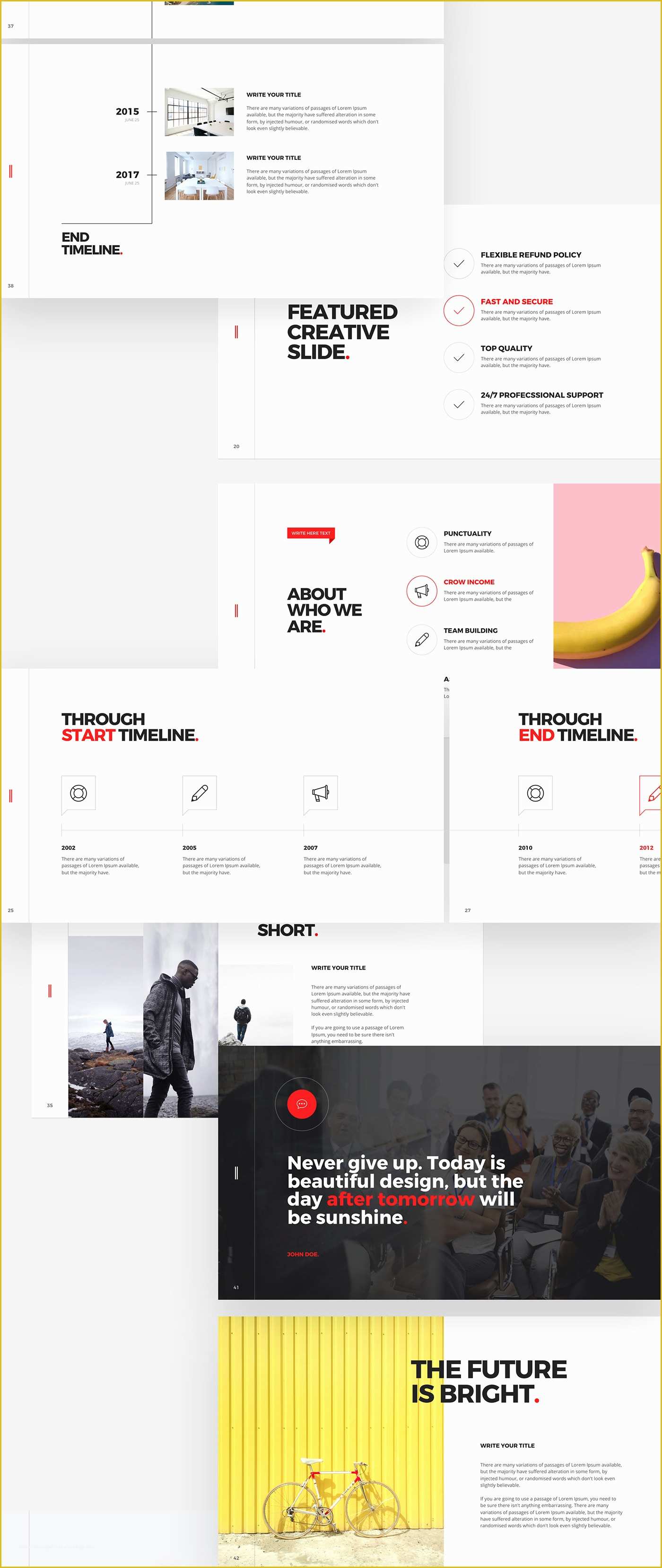 Free Minimal Keynote Template Of Balance Free Minimal Powerpoint & Keynote Template On