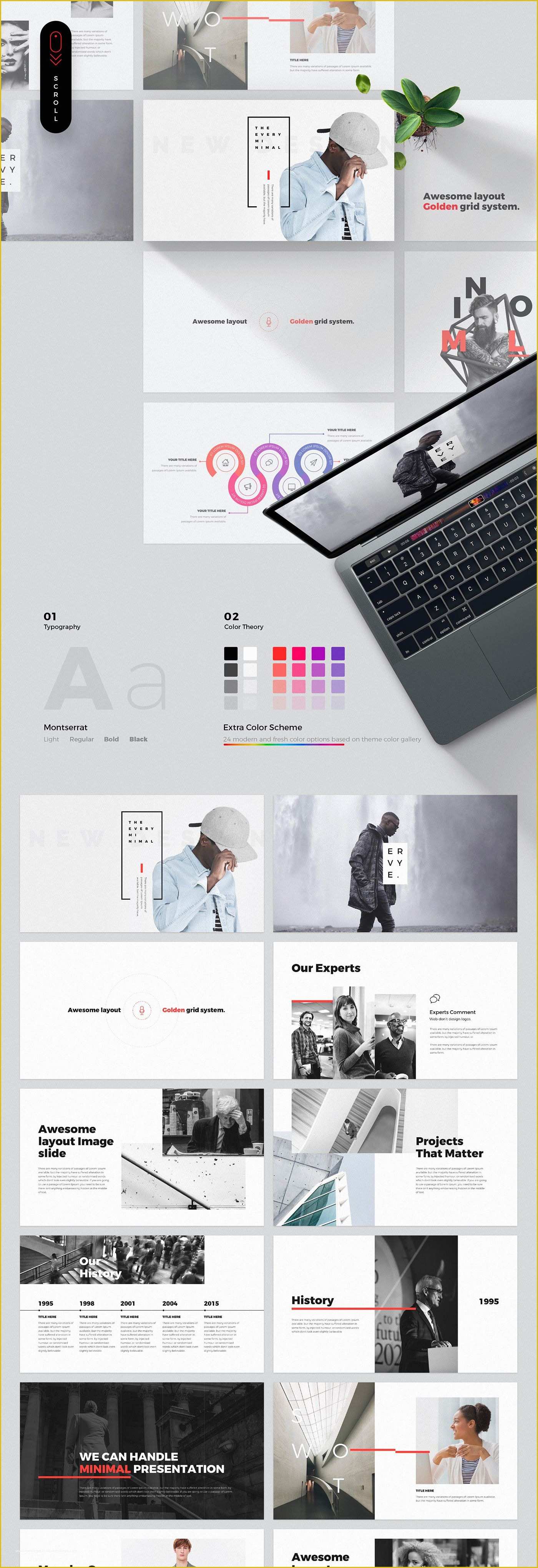 Free Minimal Keynote Template Of Every Free Minimal Powerpoint & Keynote Template On