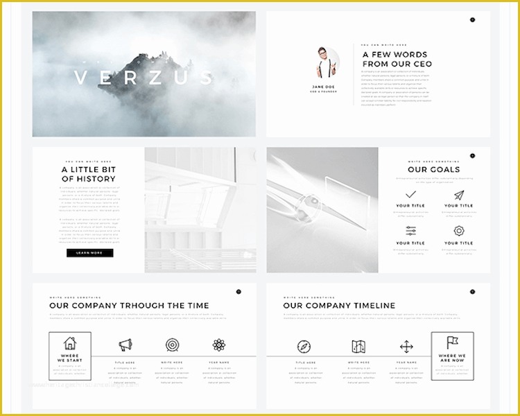 Free Minimal Keynote Template Of Free Minimal Powerpoint Template Create Your Ppt Easy