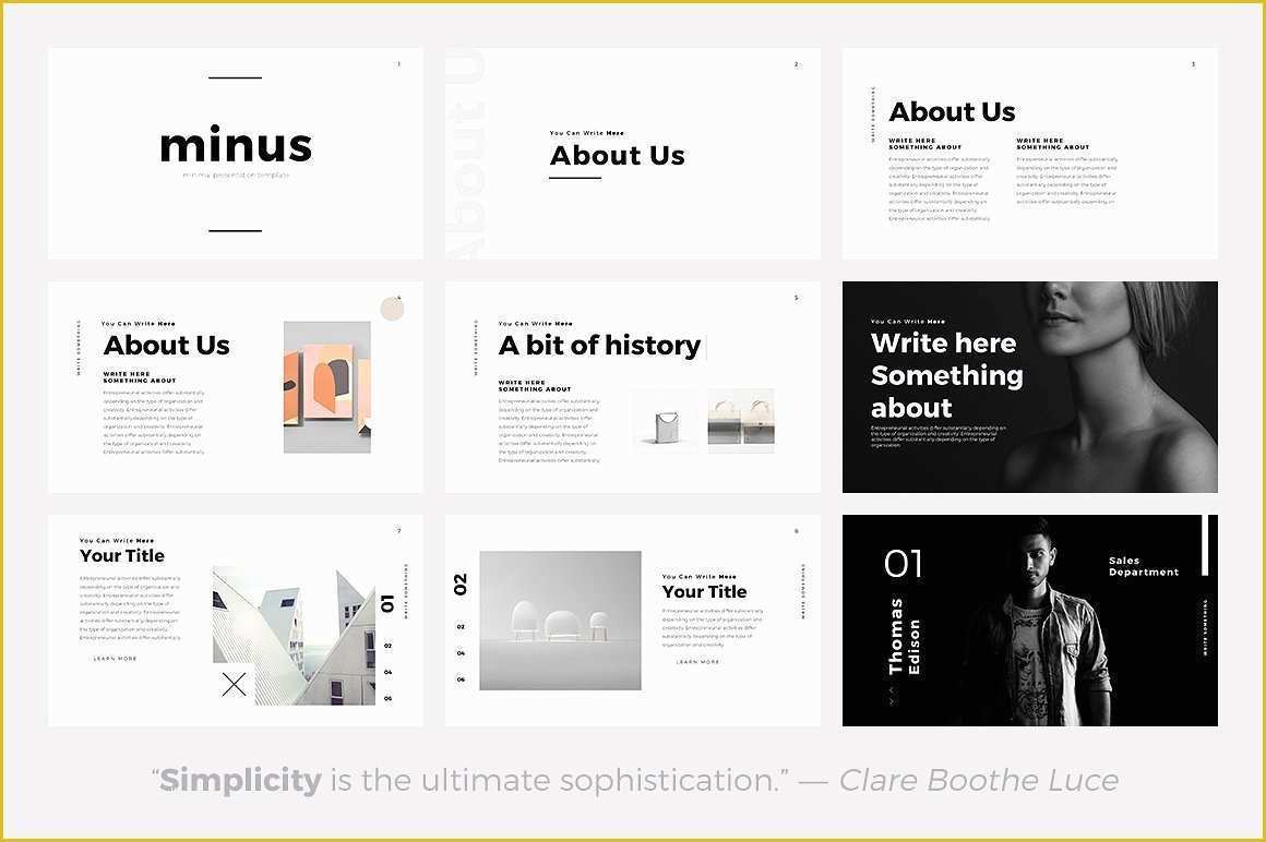 Free Minimal Keynote Template Of the 24 Best Minimalist Powerpoint Templates Of 2018