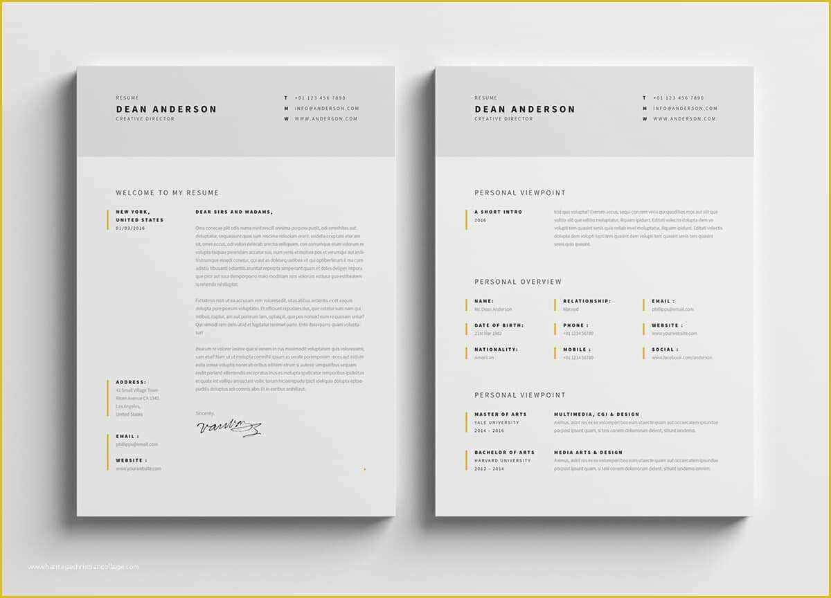 Free Minimalist Resume Template Of 15 Minimalist Resume Templates to Download & Use Free