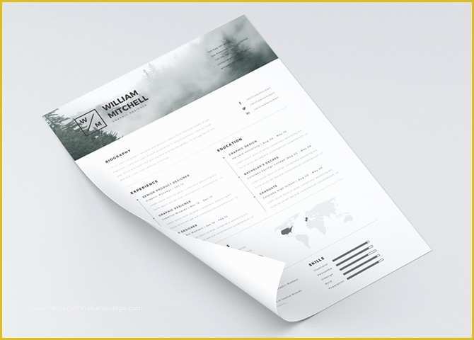 Free Minimalist Resume Template Of 30 Kreative Kostenlose Druckbare Lebenslauf Vorlagen