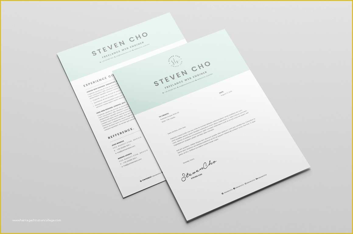 Free Minimalist Resume Template Of Free Minimalist Resume Cv Design Template with Cover