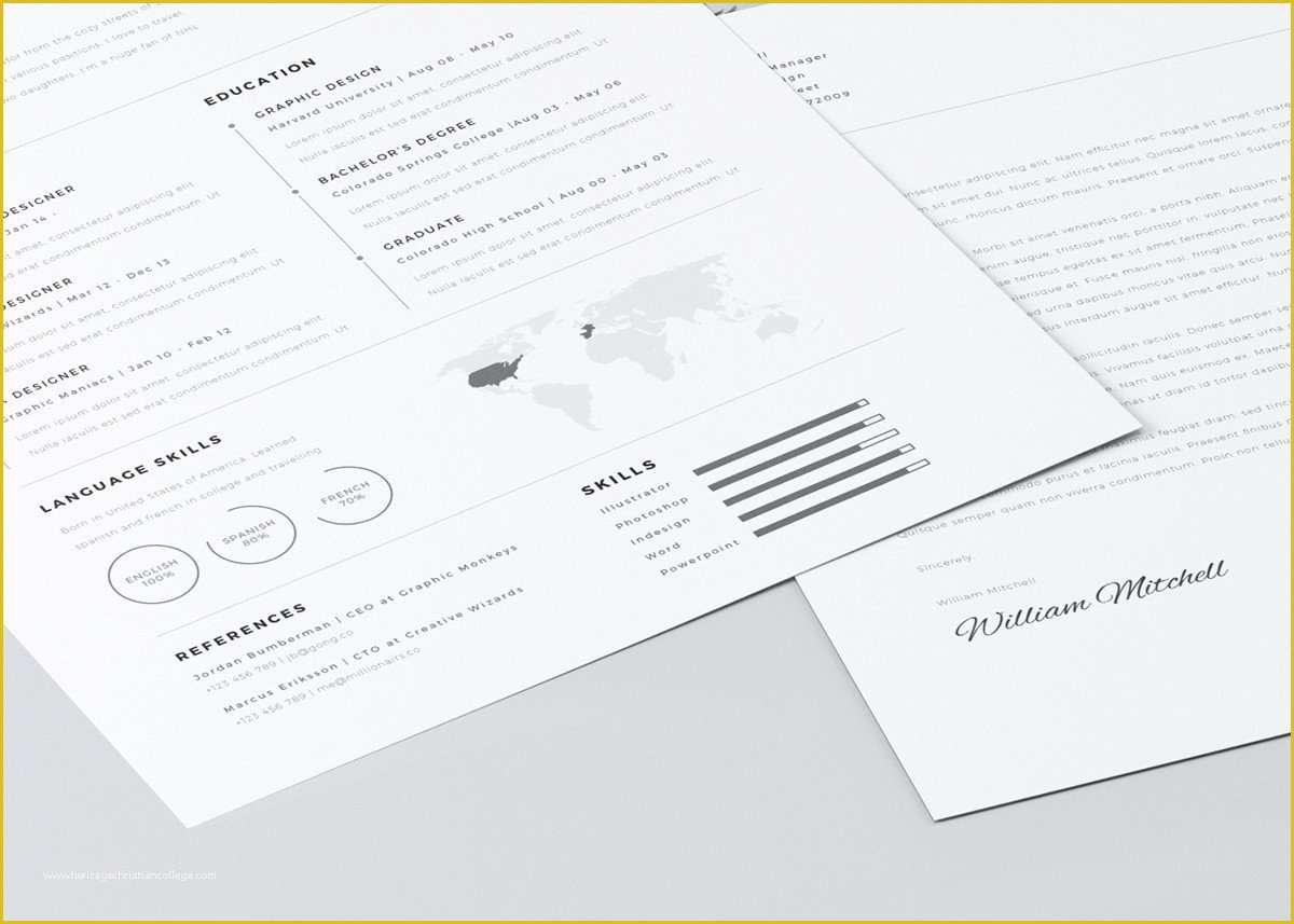Free Minimalist Resume Template Of Free Minimalistic and Clean Resume Template Creativebooster