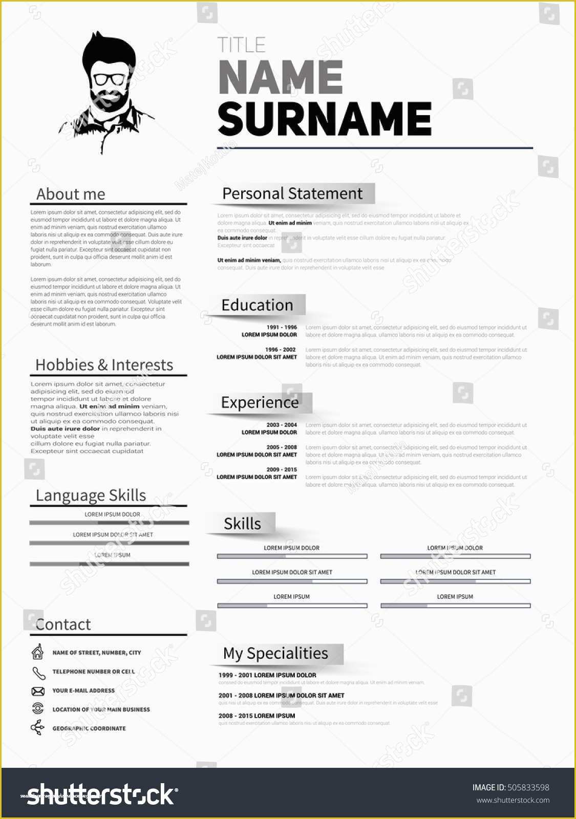 Free Minimalist Resume Template Of Minimalist Resume Template and Best Free Resume Templates