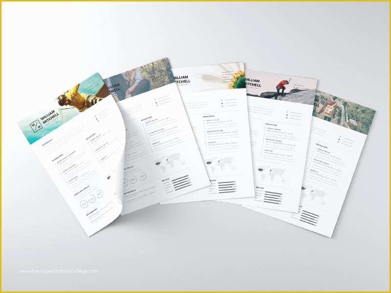 Free Minimalist Resume Template Word Of 28 Minimal & Creative Resume Templates Psd Word & Ai