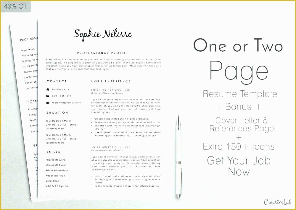 Free Minimalist Resume Template Word Of Clean Resume Template Word Resume Template Word Rustic